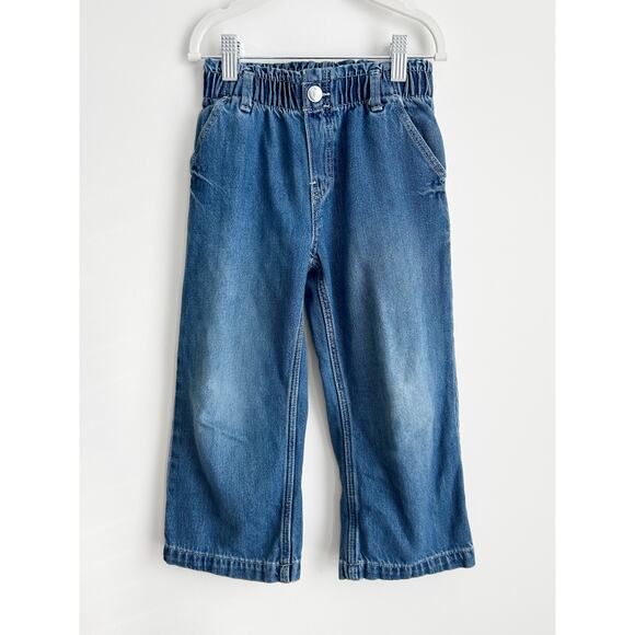 H&M Wide Leg Paper-Bag Jeans in Size 4T Demin Blue $24.99 - Picture 2 of 5